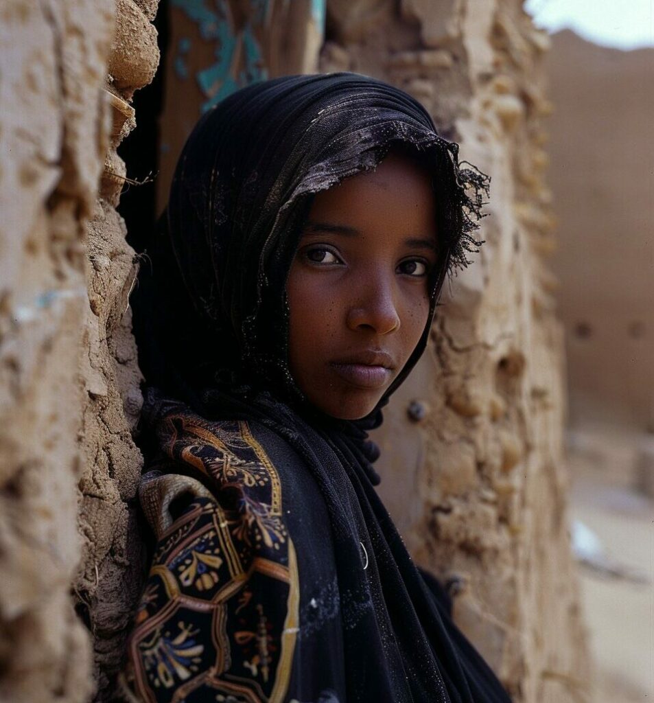 Image of a young Haratin Berber woman